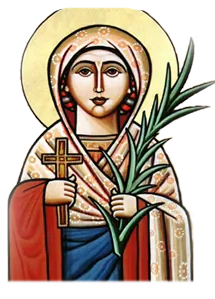 Saint Justina Icon